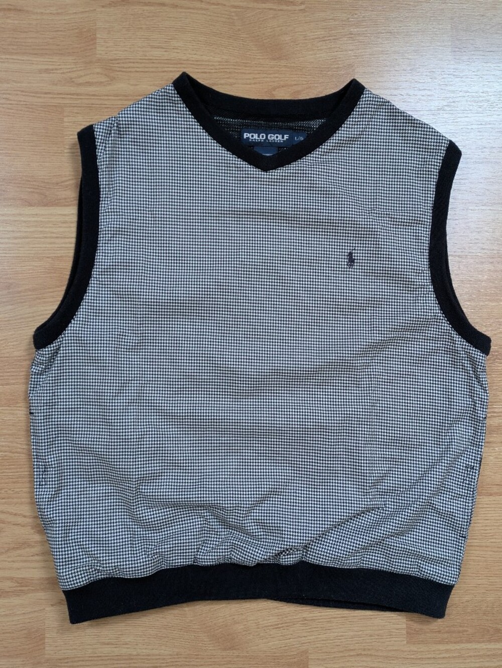 Polo Golf Ralph Lauren Herringbone Sleeveless Vest - Large